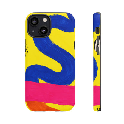 Offbeat iPhone Tough Case | Abstract Color Block Art