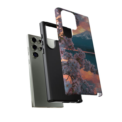 Fuji Petal Reflection Samsung Galaxy Tough Phone Case