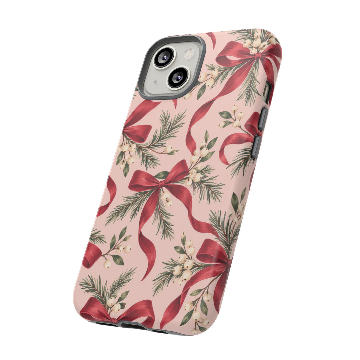 Ribbon Season iPhone Tough Case | christmas bows