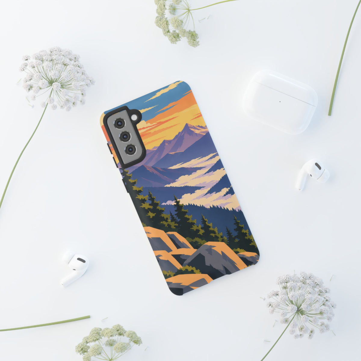 Misty Mountains — Amethyst Pass Samsung Galaxy Tough Case