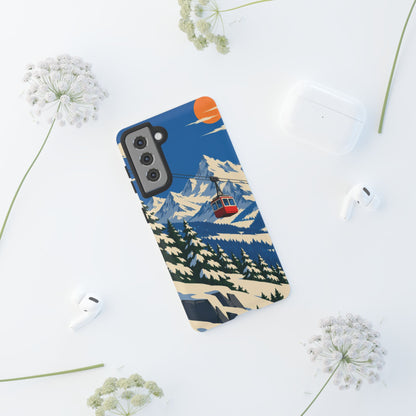 Swiss Skiing — Lift to the Sky Samsung Galaxy Tough Case