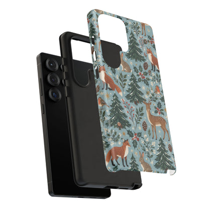 Winter Woodland Gathering Samsung Galaxy Tough Case | woodland christmas