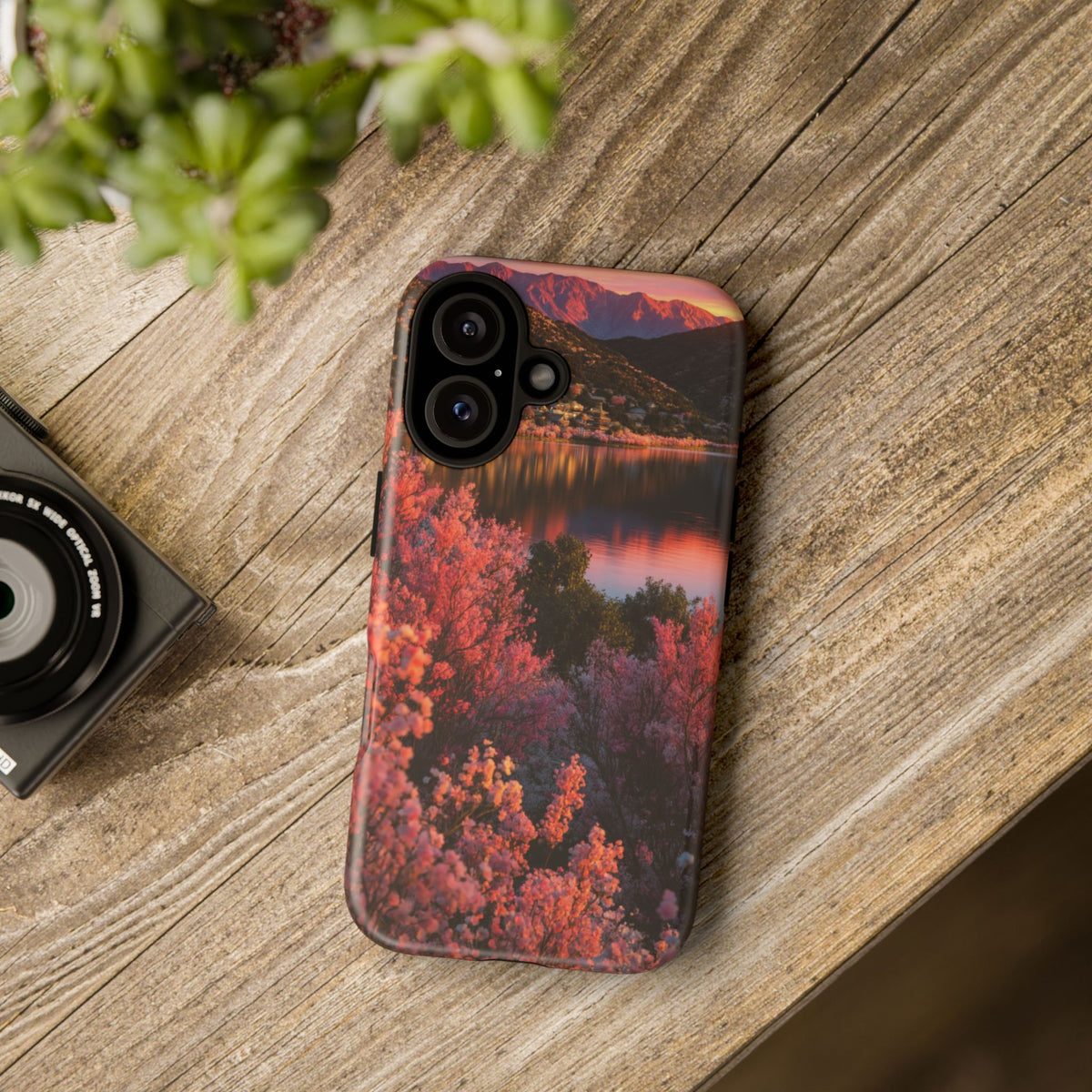 Alpine Bloom Lake iPhone Tough Phone Case