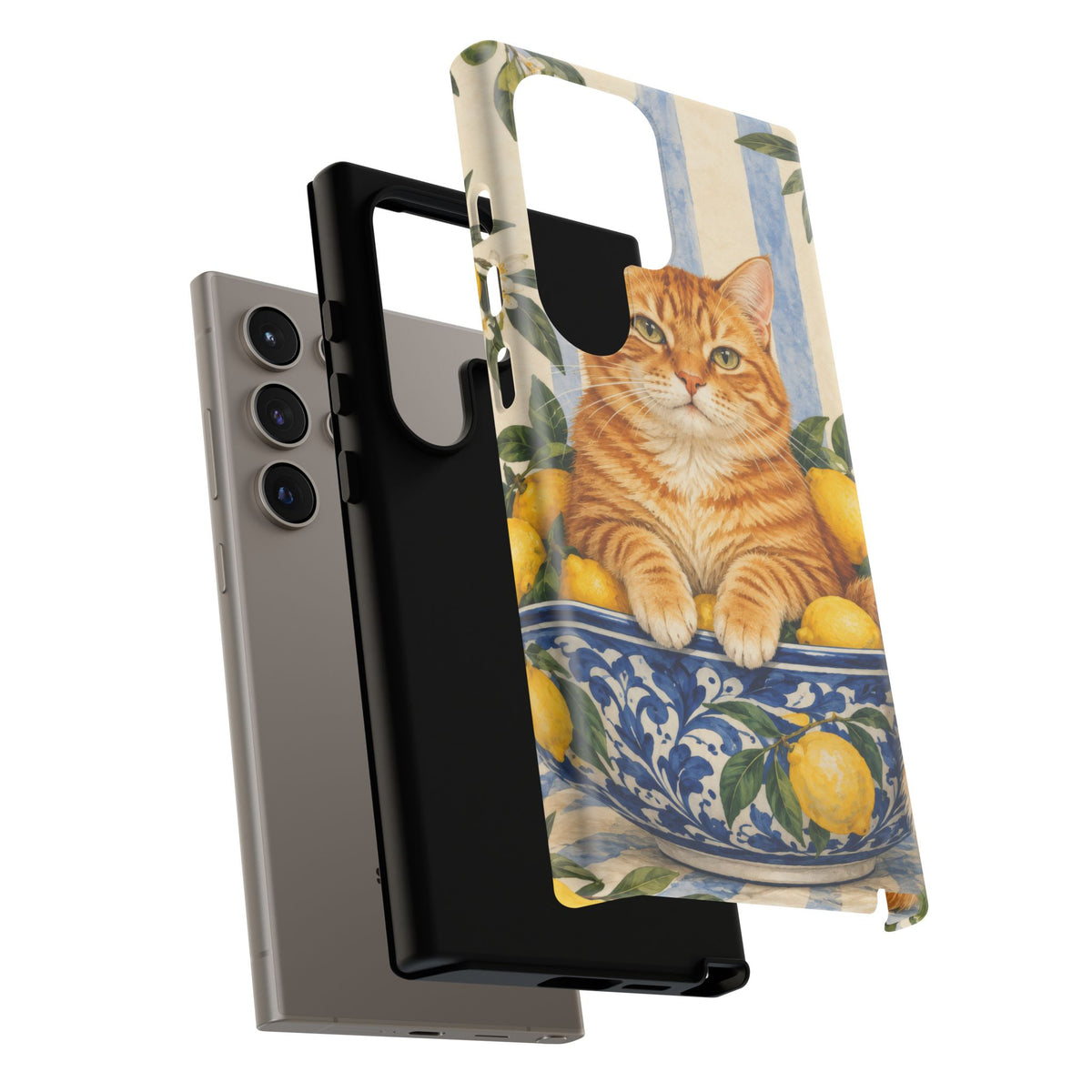 Citrus Inspector Samsung Galaxy Tough Case | ginger cat
