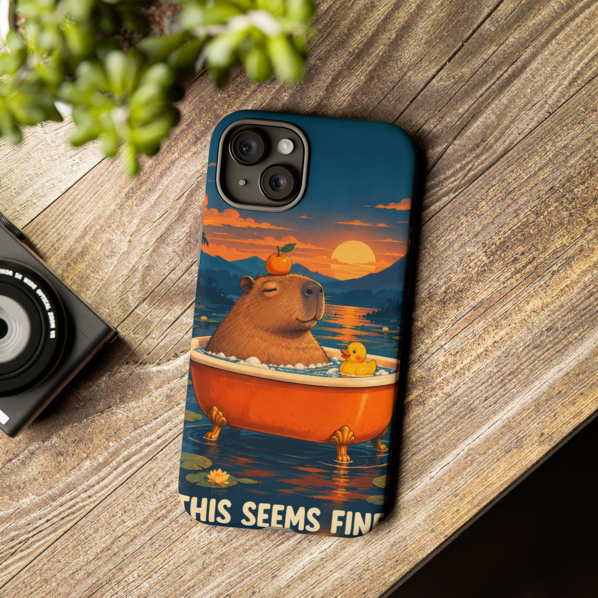 Minor Inconvenience iPhone Tough Case | funny capybara