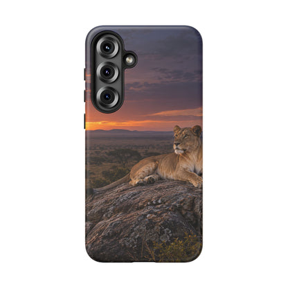 Lioness in the Blue Hour Samsung Galaxy Tough Case
