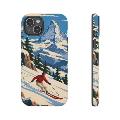Swiss Skiing — Downhill Arc iPhone Tough Case
