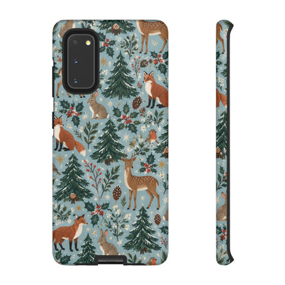 Winter Woodland Gathering Samsung Galaxy Tough Case | woodland christmas