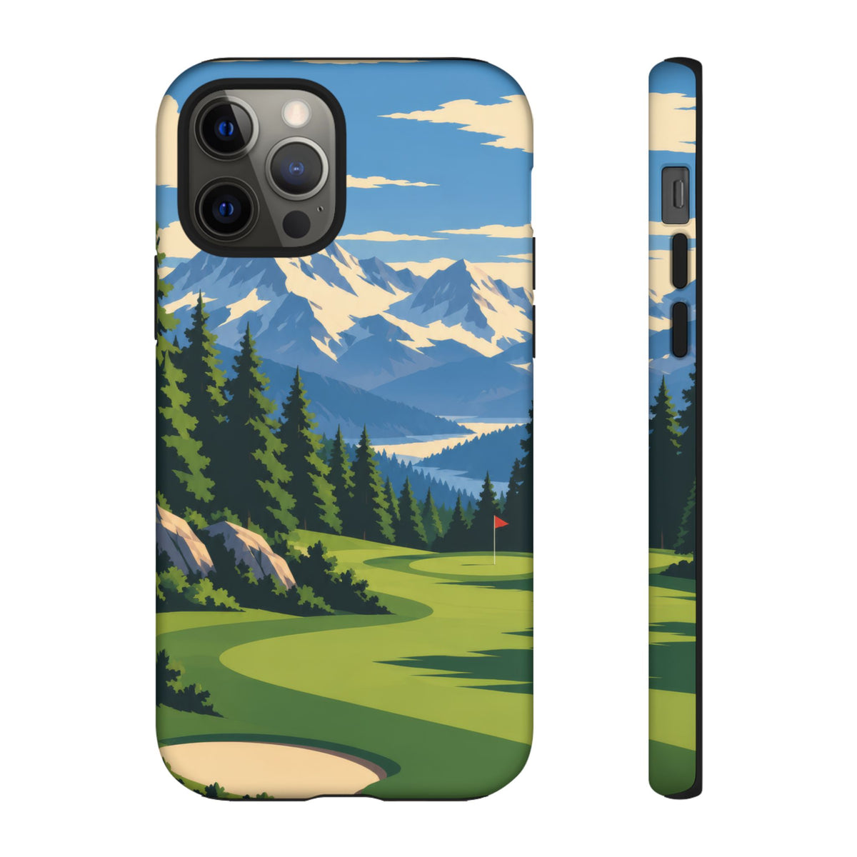 Mountain Golf — Alpine Fairway iPhone Tough Case