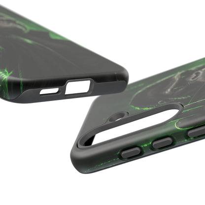 Cyberpunk Gorilla Samsung Galaxy Tough Case | Neon Code Silverback