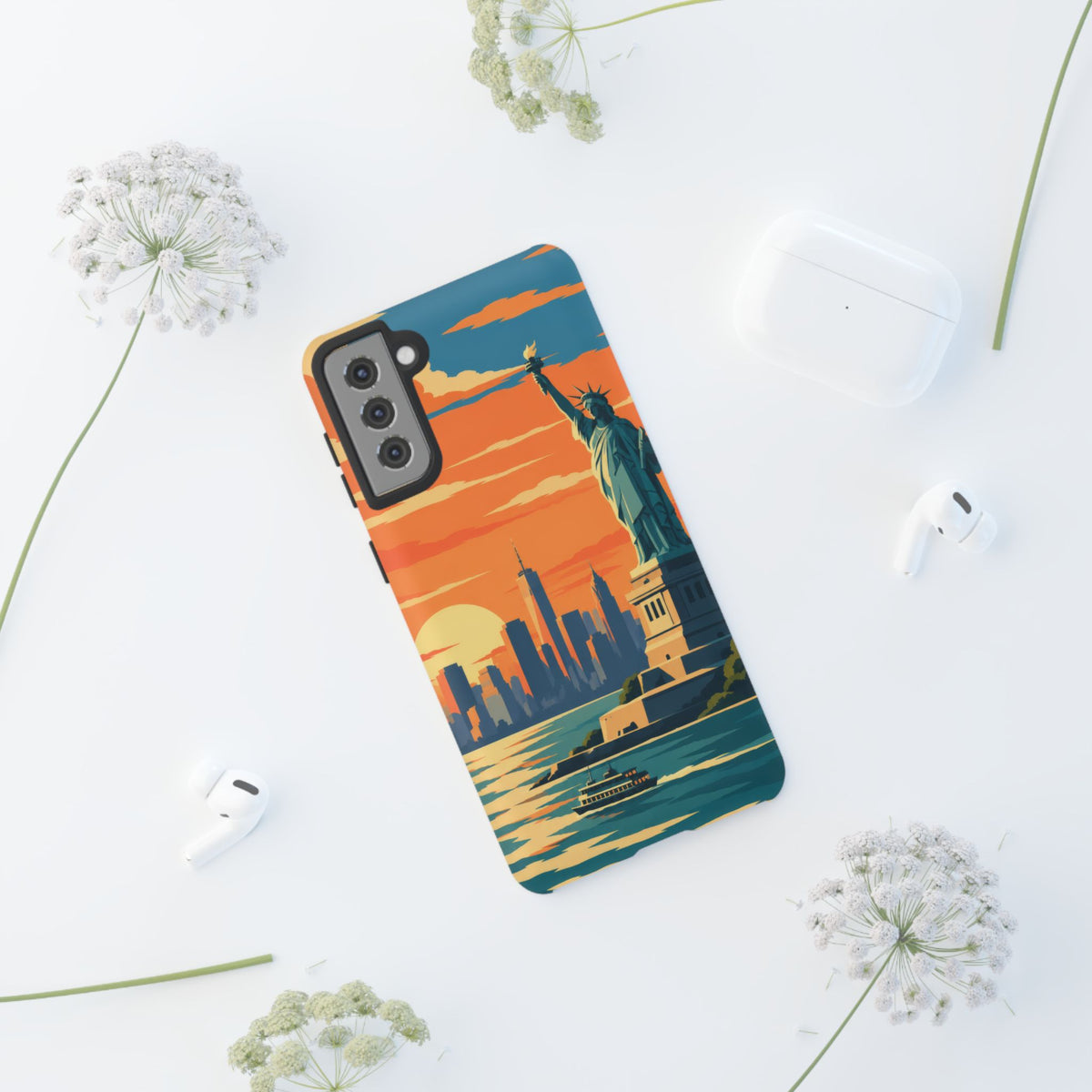 New York City — Harbor Liberty Samsung Galaxy Tough Case