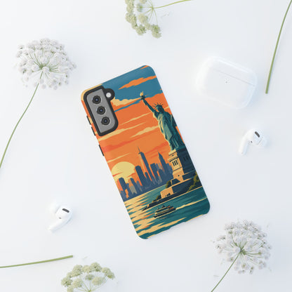 New York City — Harbor Liberty Samsung Galaxy Tough Case