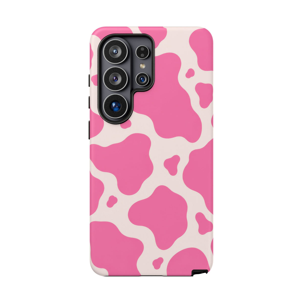 Strawberry Milk Samsung Galaxy Tough Case | Pink Cow Print