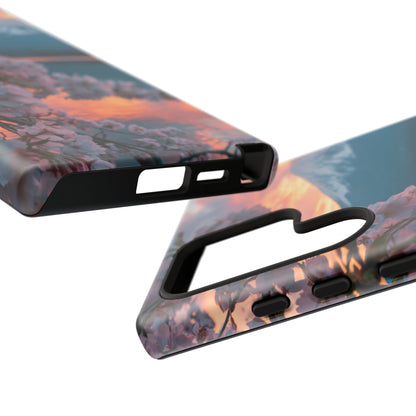 Fuji Petal Reflection Samsung Galaxy Tough Phone Case
