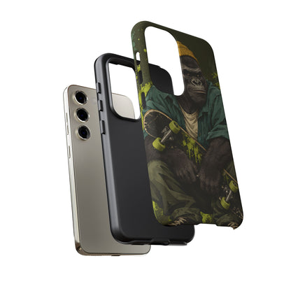 Concrete Jungle Samsung Galaxy Tough Case | Skater Gorilla Illustration