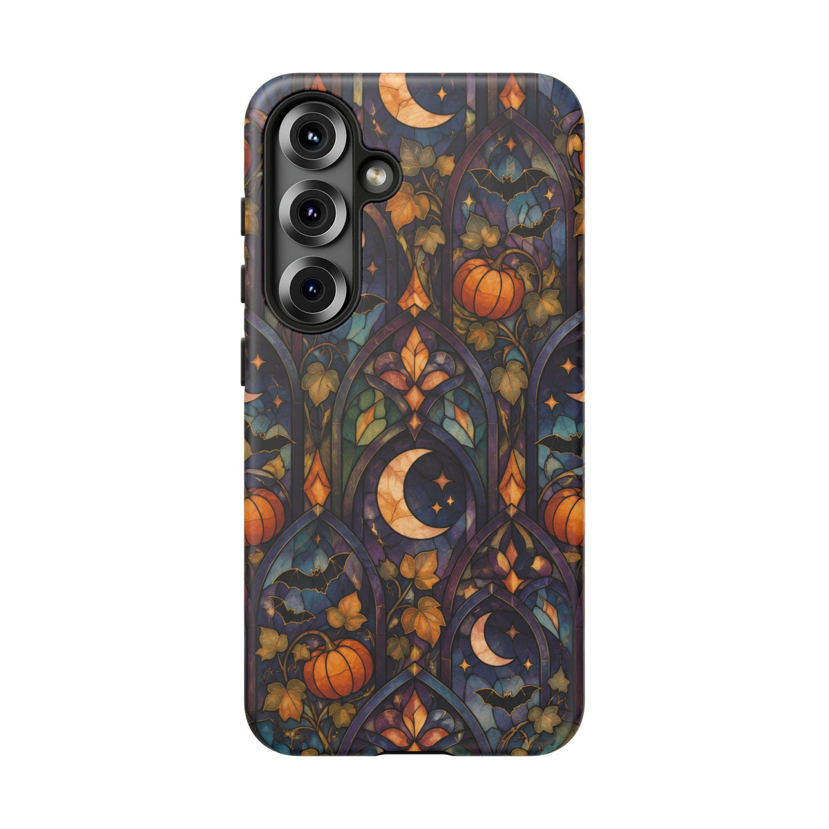 Amber Moon Window Samsung Galaxy Tough Case | celestial halloween