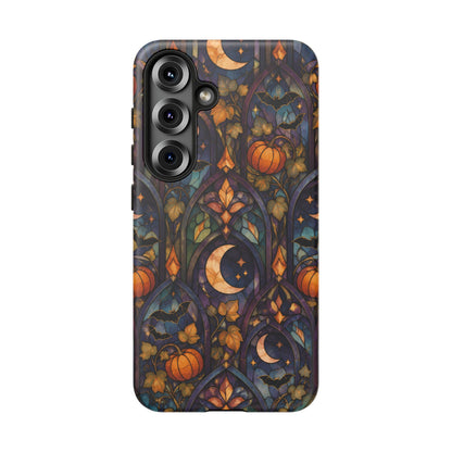 Amber Moon Window Samsung Galaxy Tough Case | celestial halloween