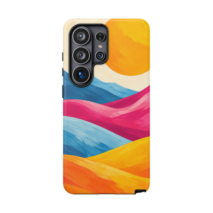 Golden Drift Samsung Galaxy Tough Case | colorful hills