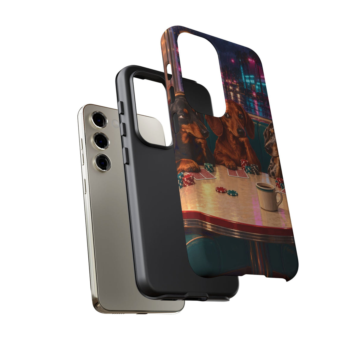 All-Night Aces Samsung Galaxy Tough Case | dachshund poker