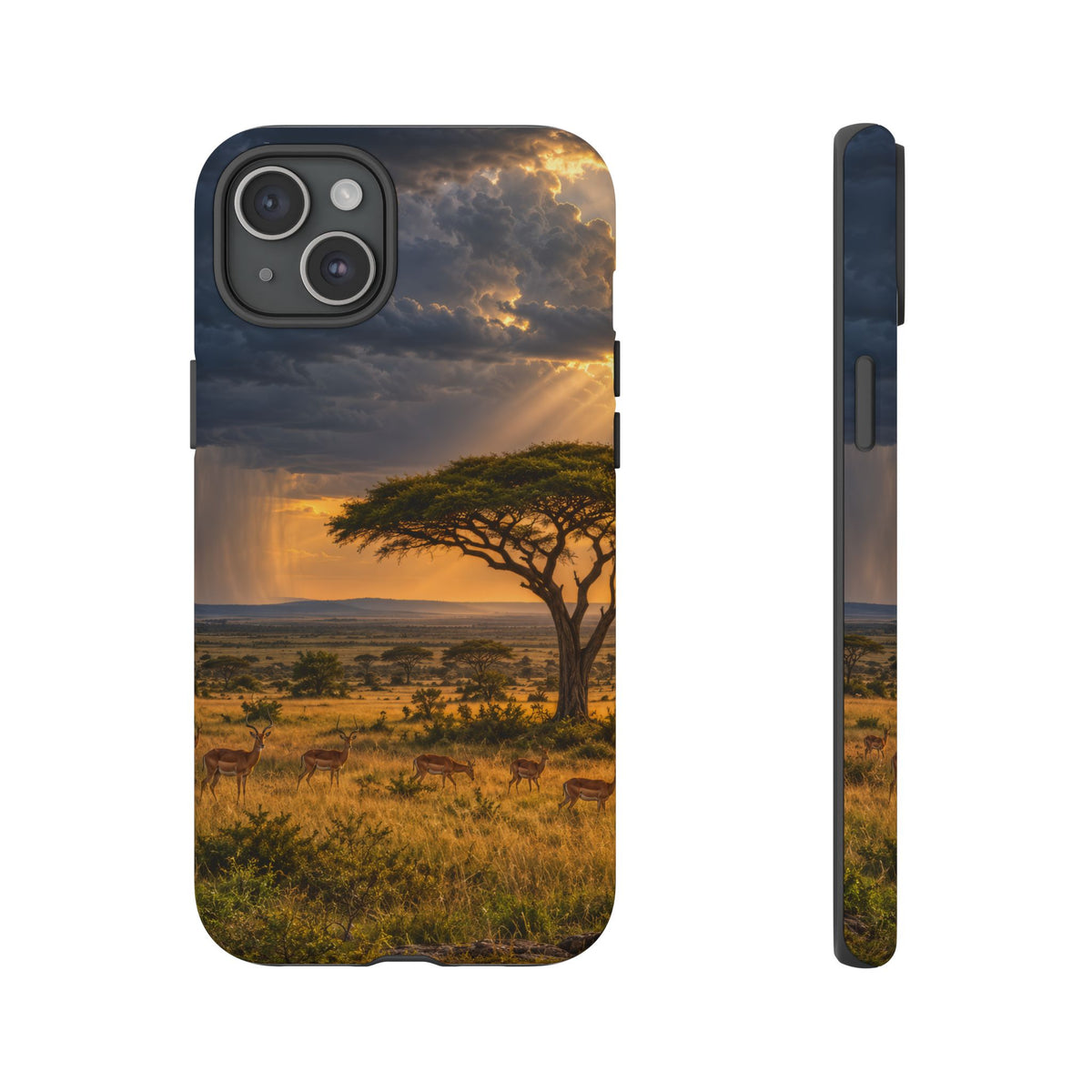 Stormlight on the Mara iPhone Tough Case | african storm
