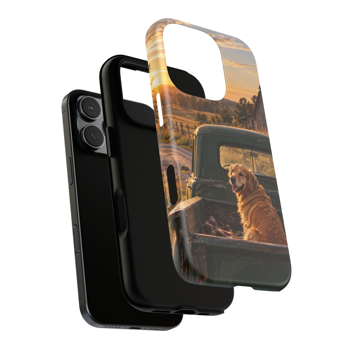Sunday Road Golden iPhone Tough Case | golden retriever