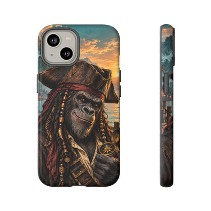 Pirate Gorilla iPhone Tough Case | Captain Silverback
