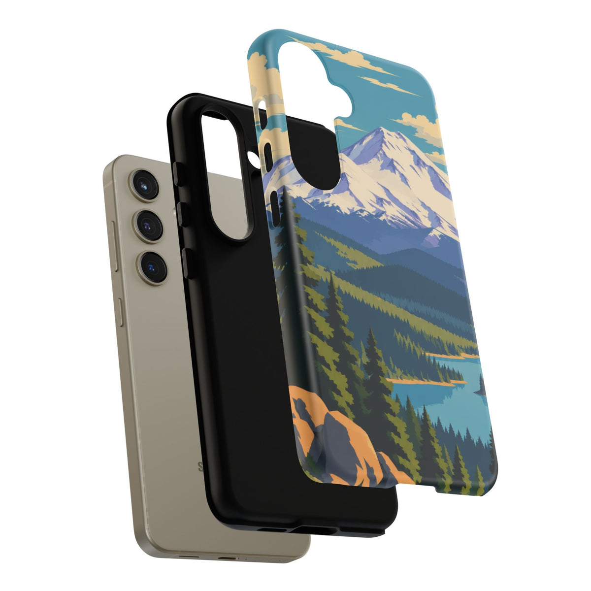 Mount Shasta — Snowlight Samsung Galaxy Tough Case