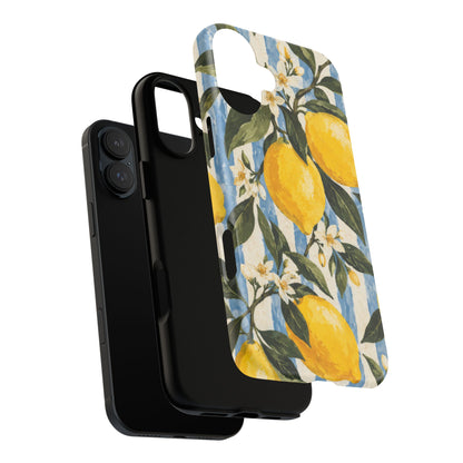 Riviera Lemons iPhone Tough Case | lemon print