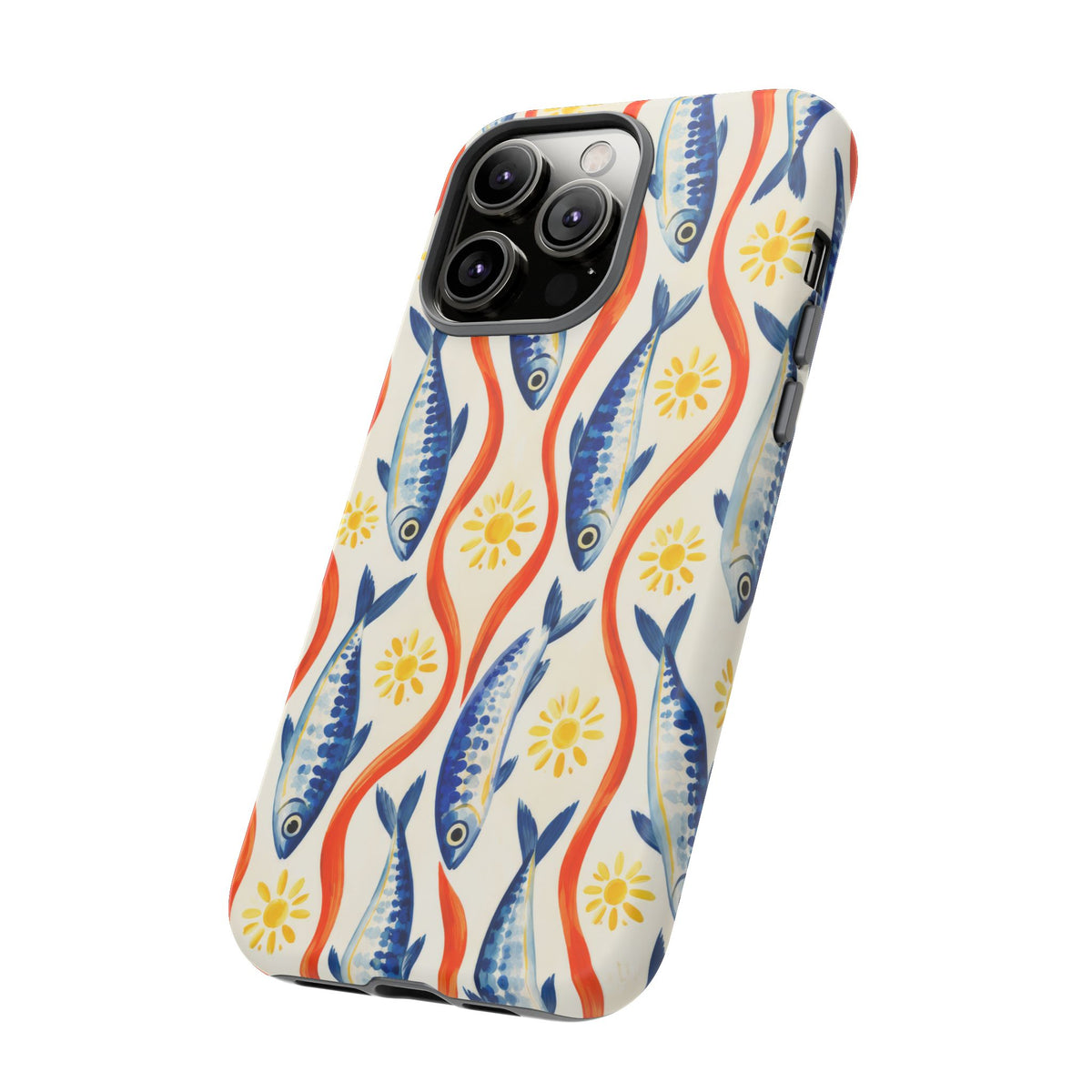 Sardine Social iPhone Tough Case | sardine print
