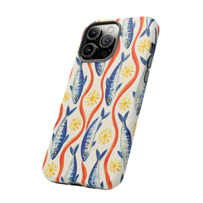 Sardine Social iPhone Tough Case | sardine print