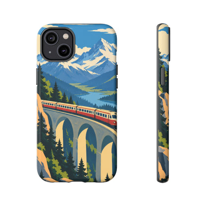 Travel by Train — Alpine Express iPhone Tough Case | train travel