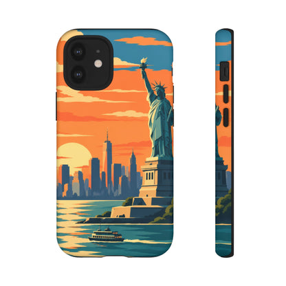 New York City — Harbor Liberty iPhone Tough Case