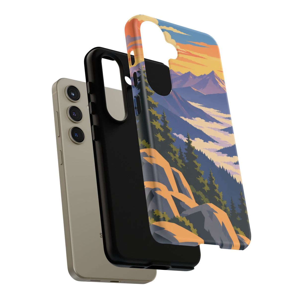 Misty Mountains — Amethyst Pass Samsung Galaxy Tough Case