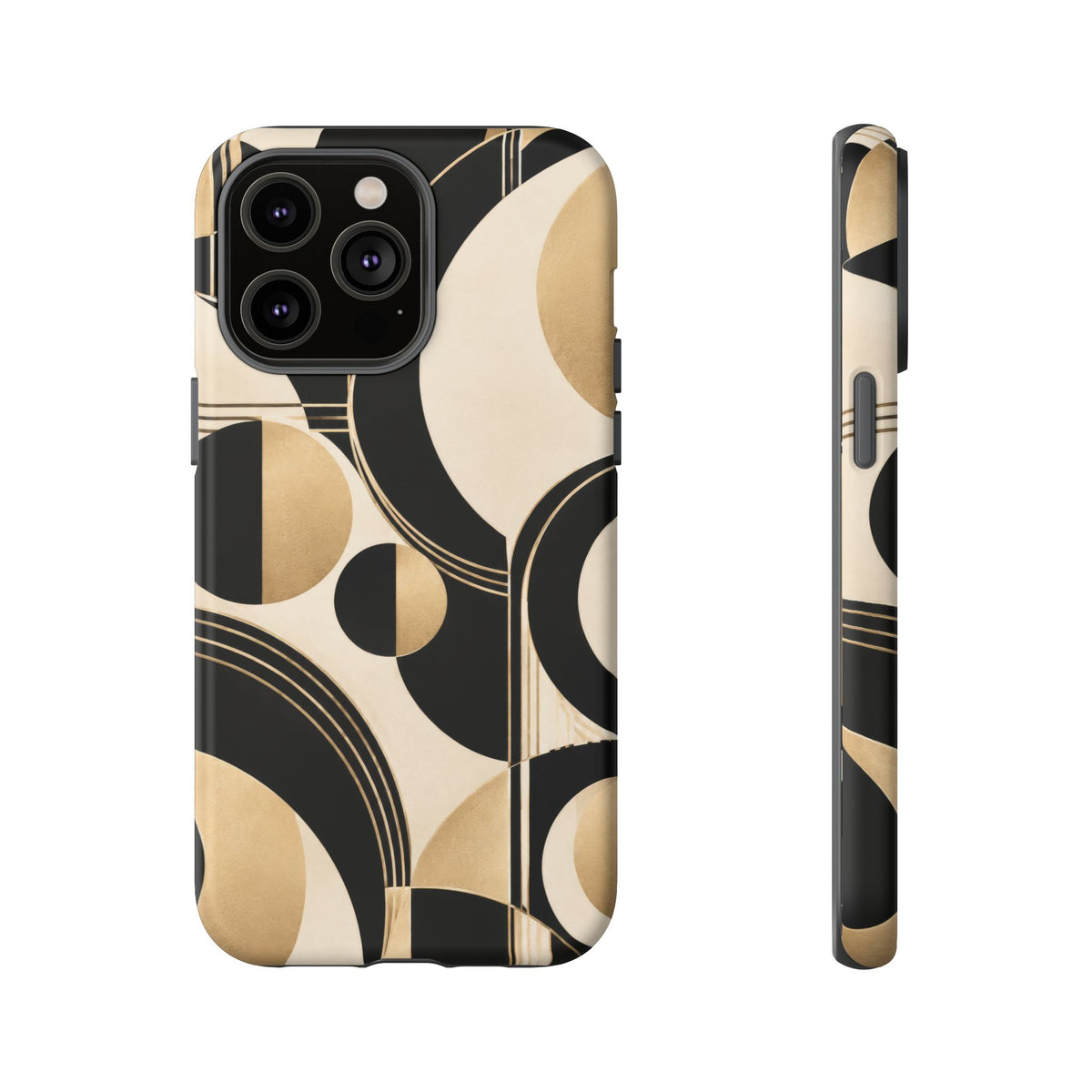 Pearl Orbit iPhone Tough Case | art deco