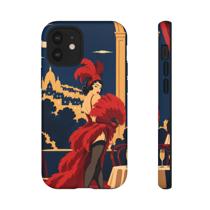 Moulin Rouge Dancer — Velvet Encore iPhone Tough Case | cabaret dancer
