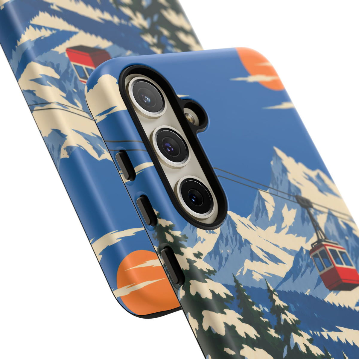 Swiss Skiing — Lift to the Sky Samsung Galaxy Tough Case