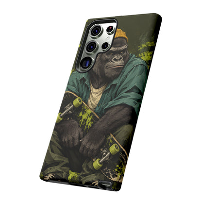 Concrete Jungle Samsung Galaxy Tough Case | Skater Gorilla Illustration