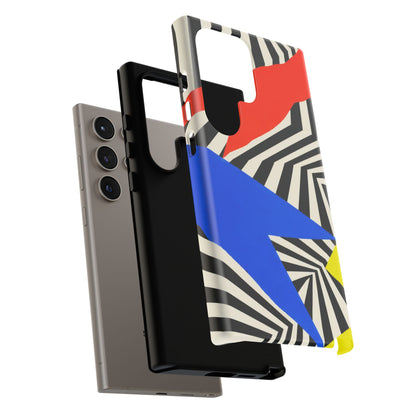 Broken Signal Samsung Galaxy Tough Case | Optical Stripe Art