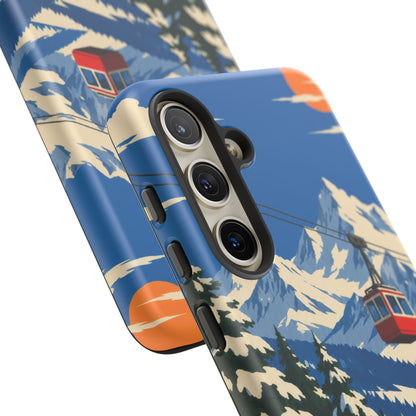 Swiss Skiing — Lift to the Sky Samsung Galaxy Tough Case