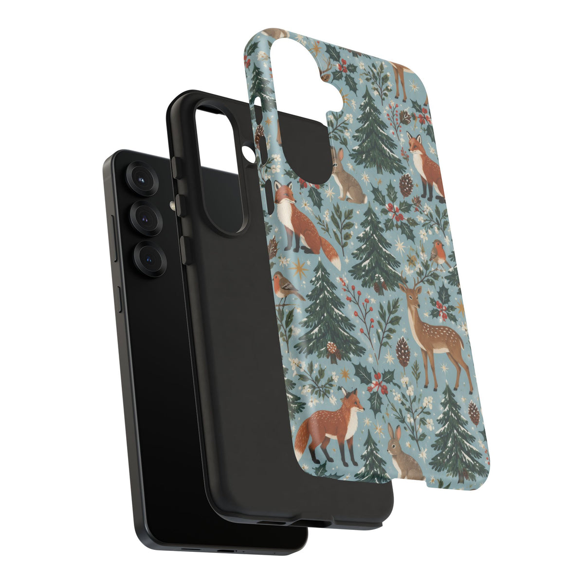 Winter Woodland Gathering Samsung Galaxy Tough Case | woodland christmas
