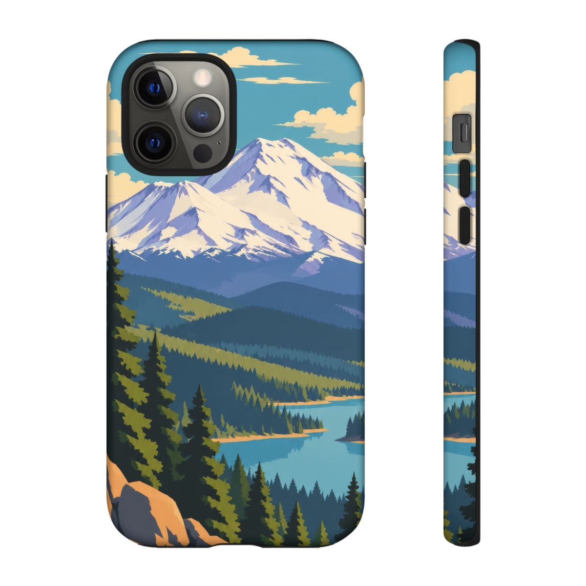 Mount Shasta — Snowlight iPhone Tough Case