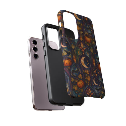 Amber Moon Window Samsung Galaxy Tough Case | celestial halloween
