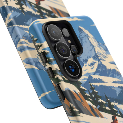 Swiss Skiing — Downhill Arc Samsung Galaxy Tough Case