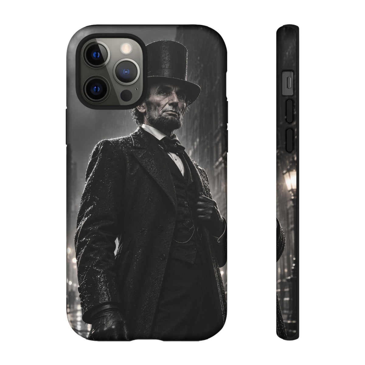 Abe after Midnight iPhone Tough Case | noir lincoln