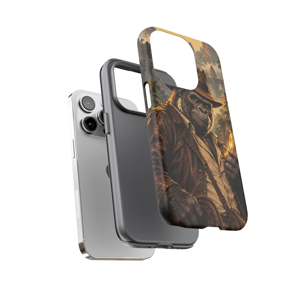 Adventure Gorilla iPhone Tough Case | Temple of Bananas