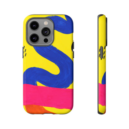 Offbeat iPhone Tough Case | Abstract Color Block Art