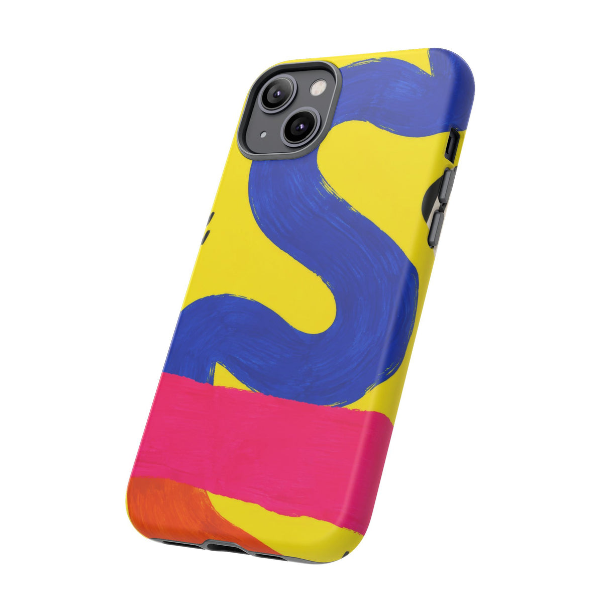Offbeat iPhone Tough Case | Abstract Color Block Art