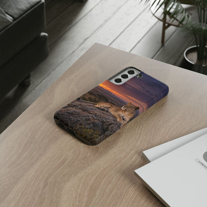 Lioness in the Blue Hour Samsung Galaxy Tough Case