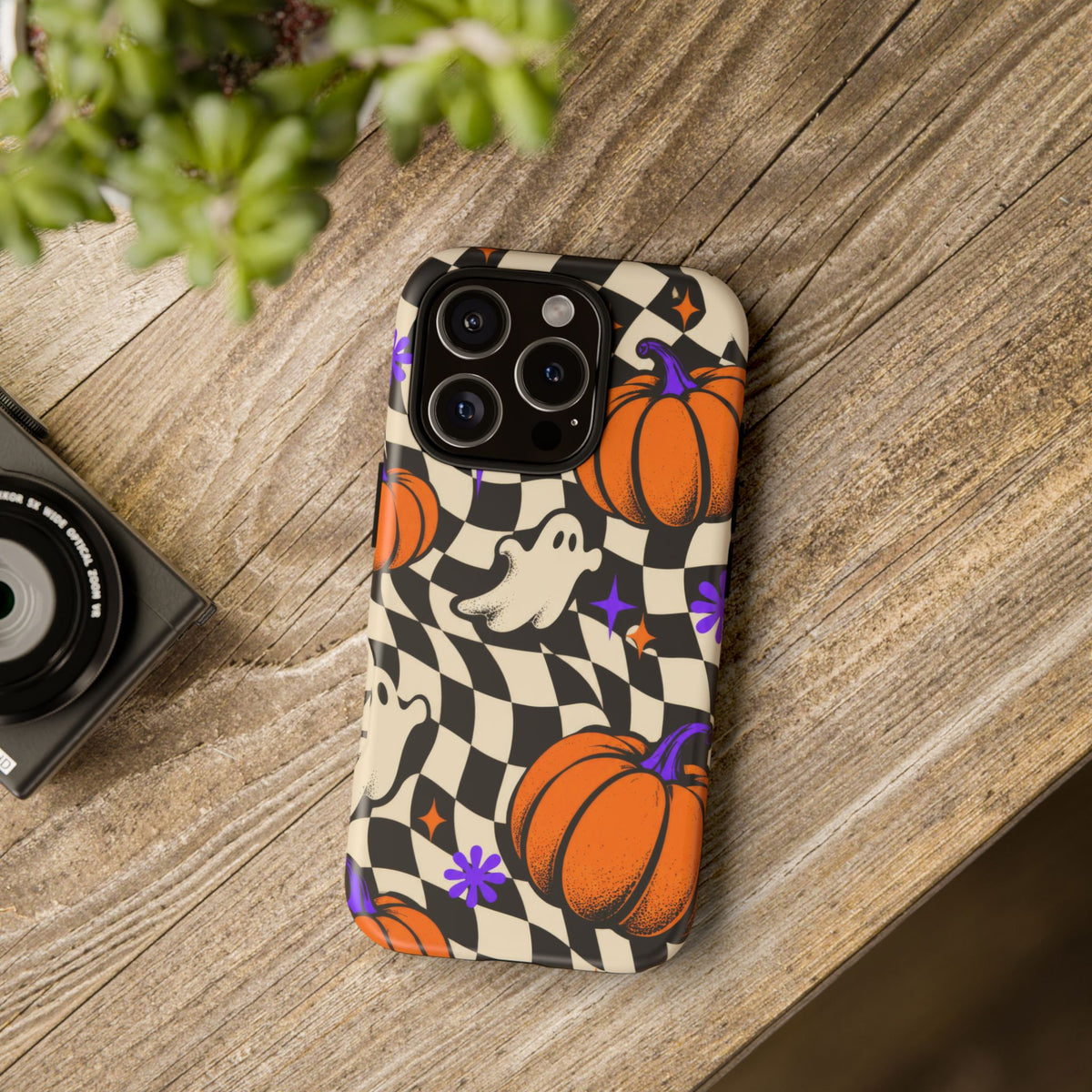 Spectral Groove iPhone Tough Case | retro halloween