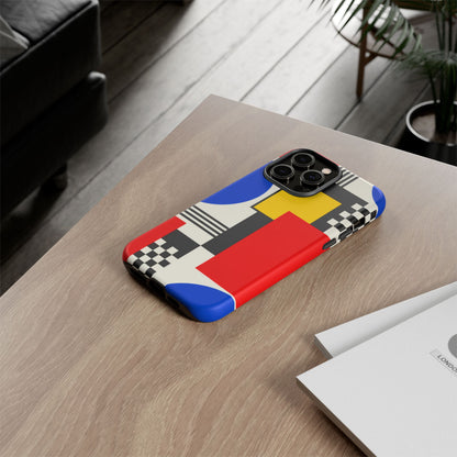 Primary Frequency iPhone Tough Case | Primary Color Geometry